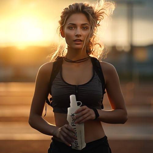 2Pcs 150ml Soft Flask Folding TPU Hydration Flask Running Water Bottle(5.29 oz), Water Pouch for Running Vest, Hiking, Cycling (White 150ml*2) - Image 6