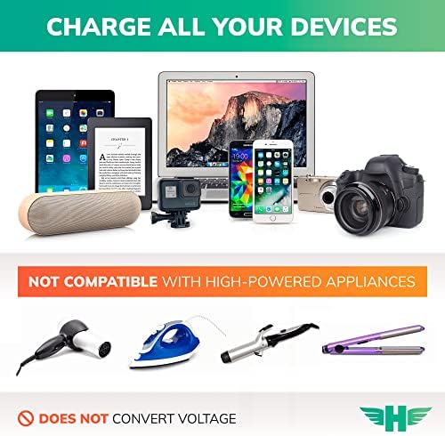 Hero Universal Travel Adapter – Power Plug for US Europe France UK Ireland Thailand NZ Australia 100+ Countries | 2 USB-A & 1 USB-C - Image 2