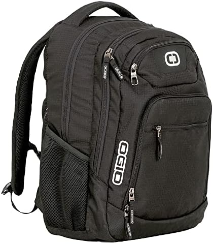 OGIO 411069.03 Black/Silver Excelsior Carry-On Commuter Backpack
